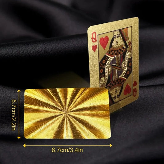 24K Gold Playing Cards