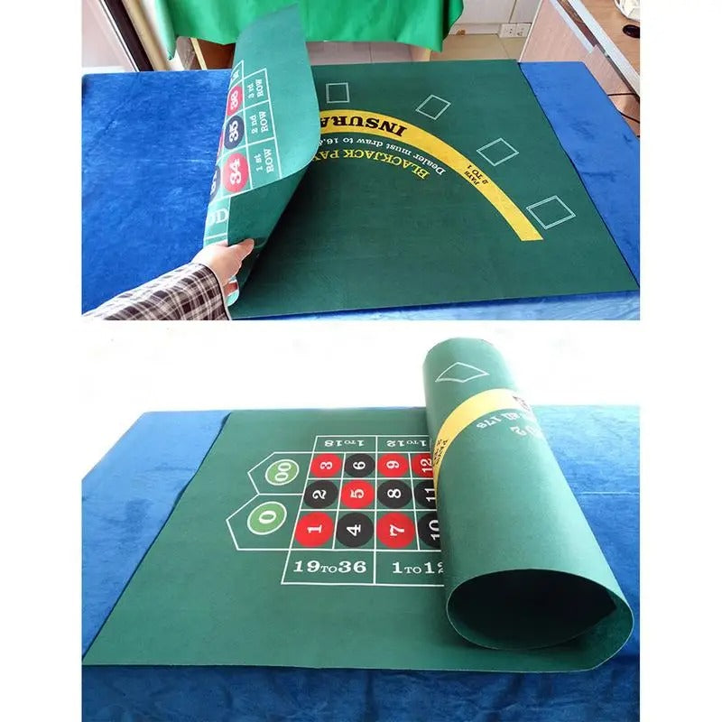 Poker & Roulette Play Mat