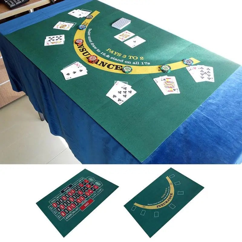 Poker & Roulette Play Mat