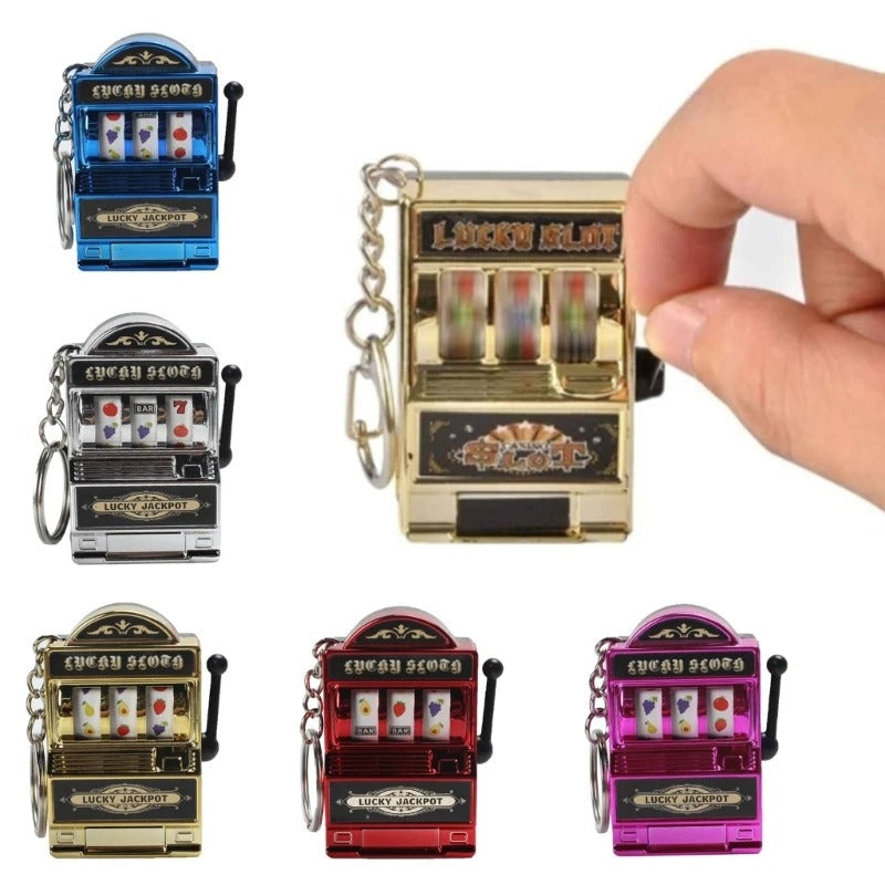 Classic Slot Machine Keychain