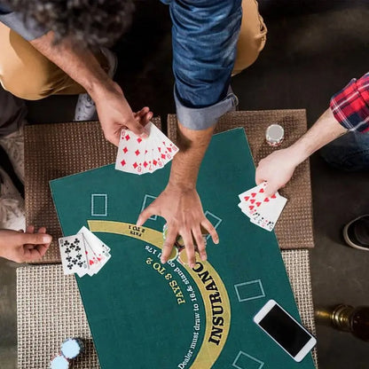 Poker & Roulette Play Mat