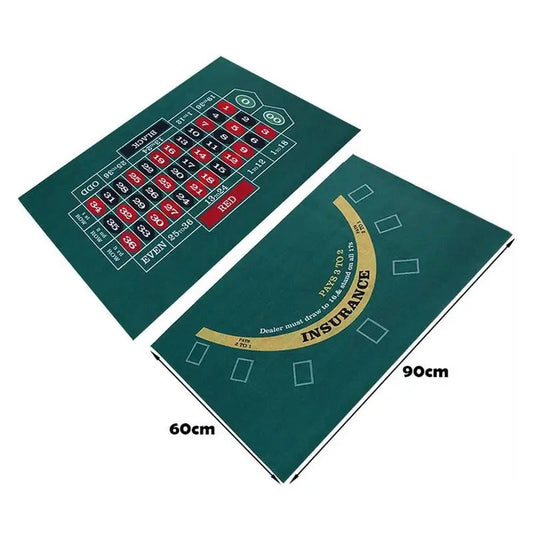 Poker & Roulette Play Mat