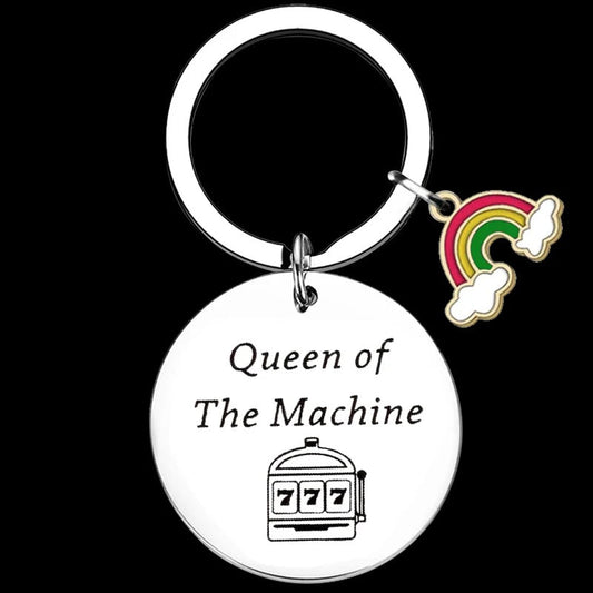 Queen of the Machine Keychain